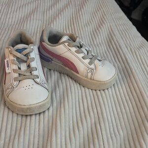 Puma Kids Sneakers - Pink, Purple, and White
